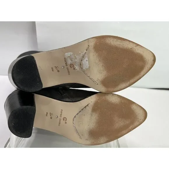 Corso Como Huey Dusted Metallic Leather Boot Size 8.5 US Gunmetal Dusted Chain - Picture 6 of 17